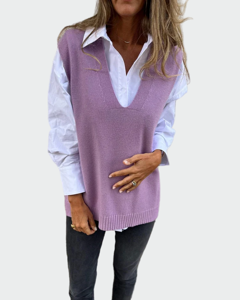 Strikket vest