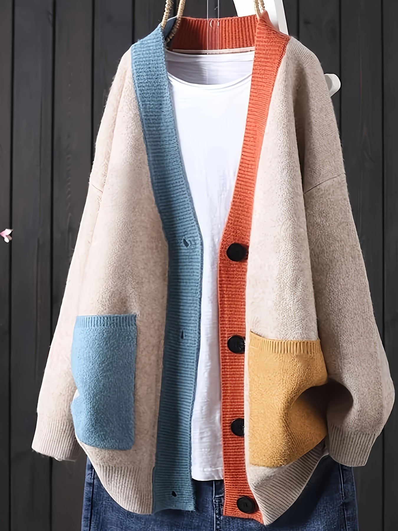 Nora™ | Tidløs Farverig Cardigan