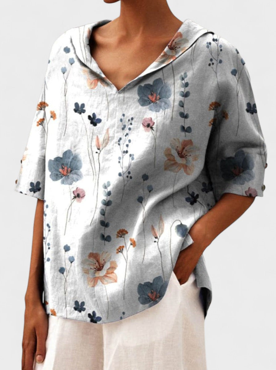 DEVON | Elegant top med V-hals