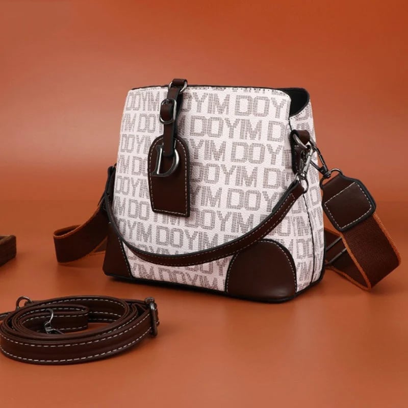 Elegant Læder Crossbody Taske