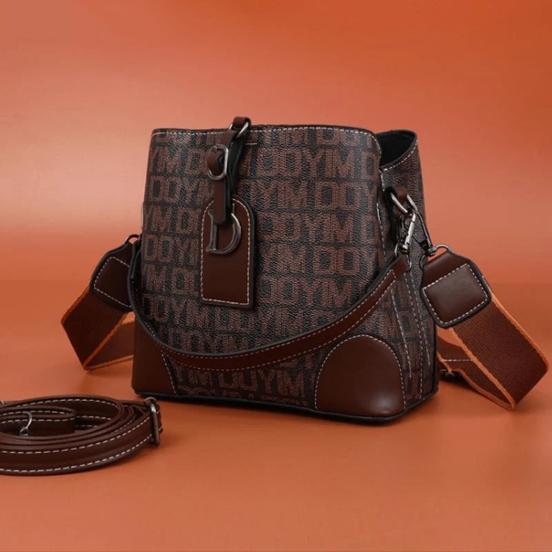 Elegant Læder Crossbody Taske
