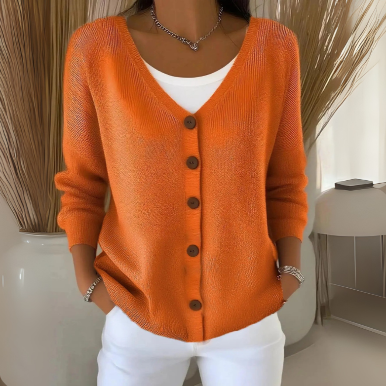 Maida | Blød cardigan i let strik