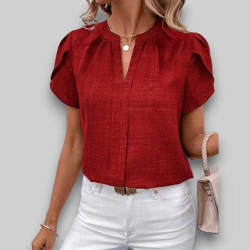 Maris Petal Sleeve Bluse