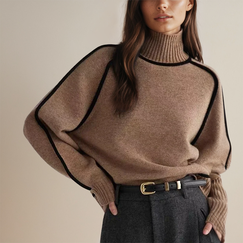 Lara | Dame rullekrave sweater