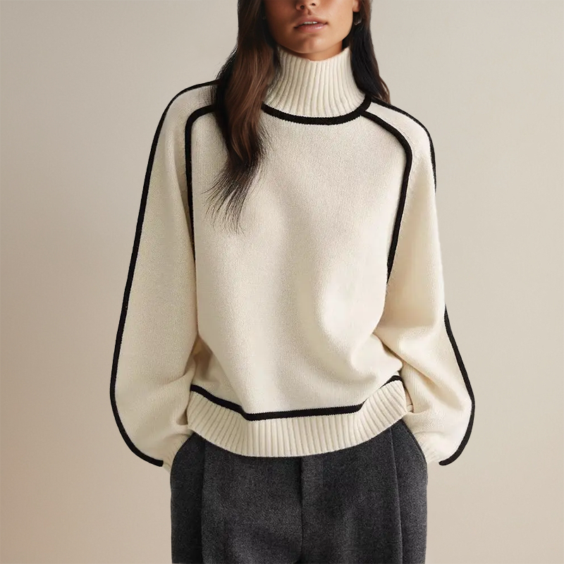 Lara | Dame rullekrave sweater