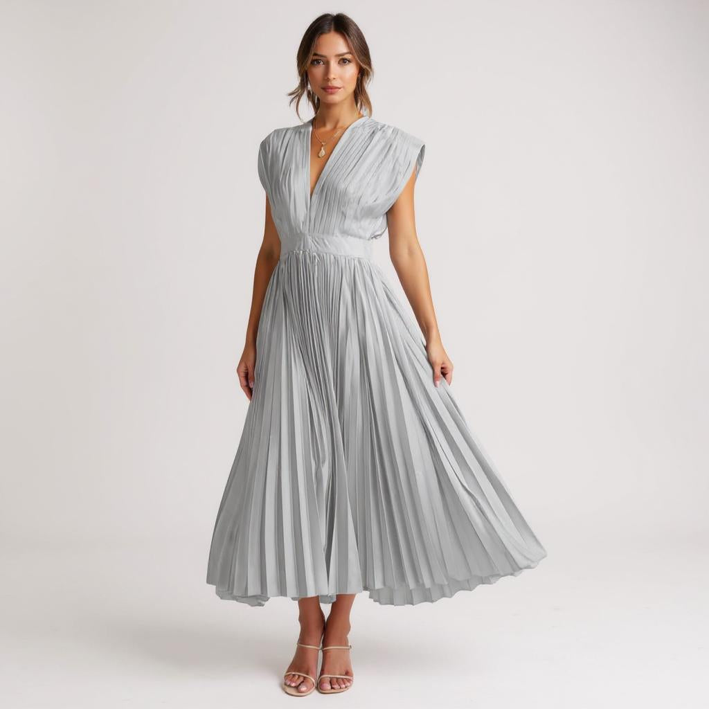 CECILIA | Kjole med V-udskæring