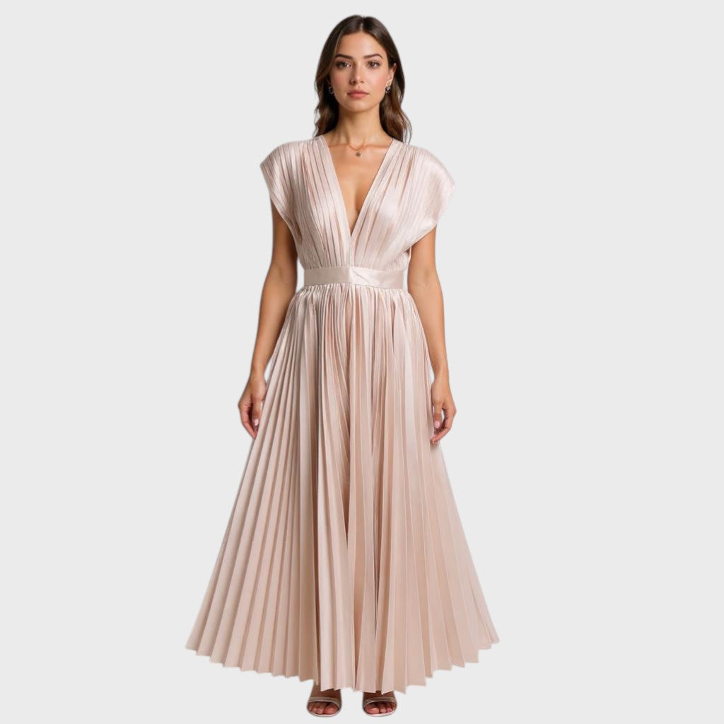 CECILIA | Kjole med V-udskæring