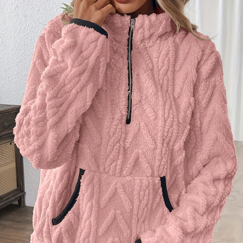 Monique | Blød og omsluttende fleece sweatshirt