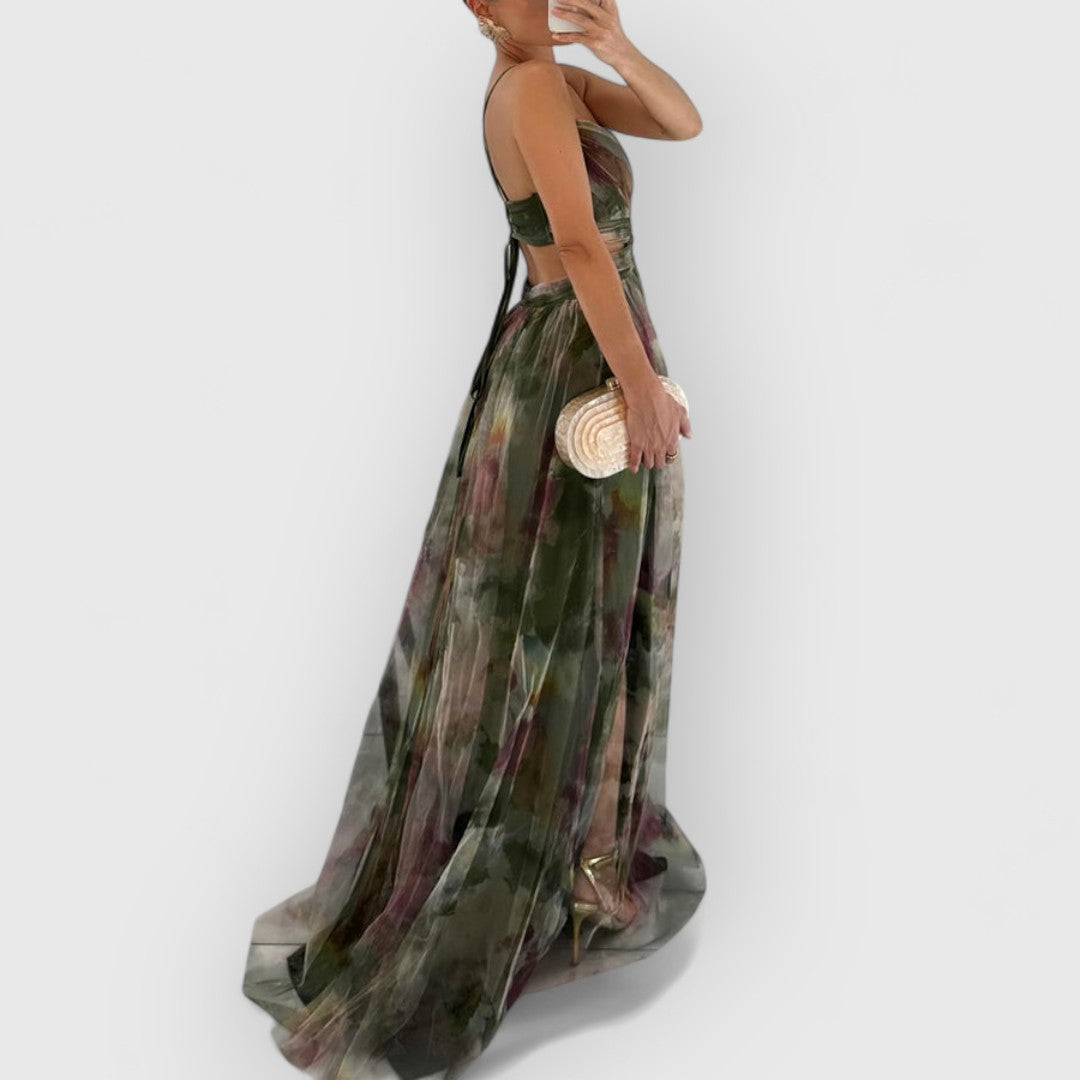 verity | Maxi kjole med blomsterprint