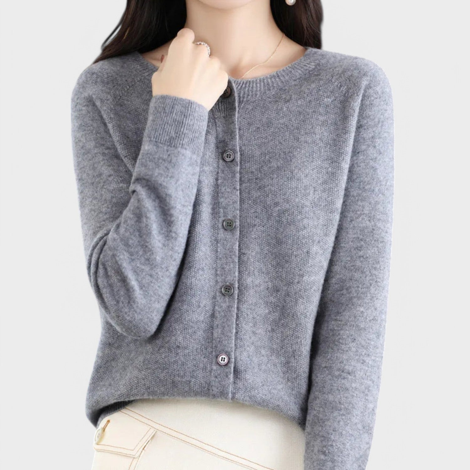 Lea | Blød cardigan i eksklusivt stof