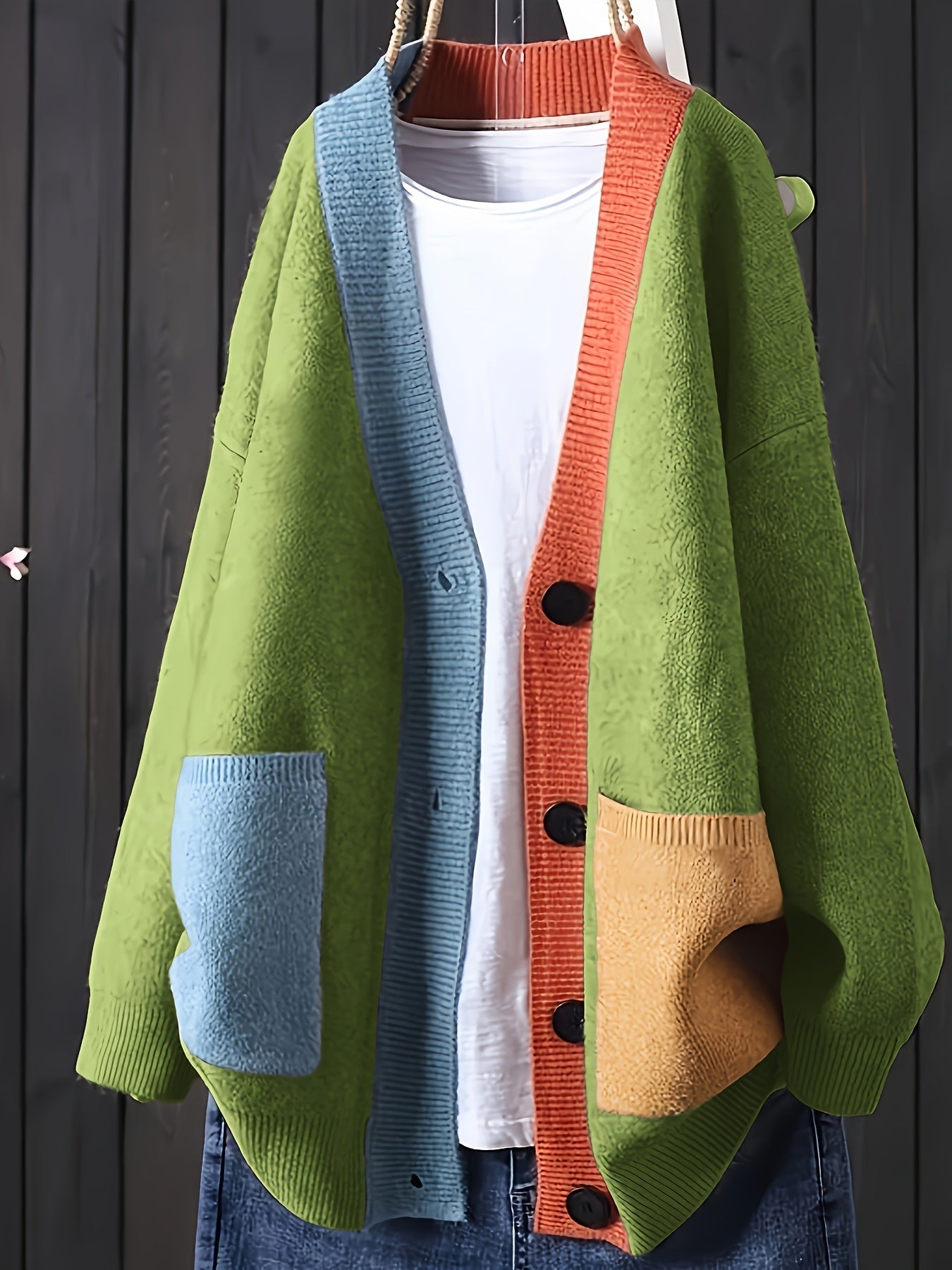 Nora™ | Tidløs Farverig Cardigan