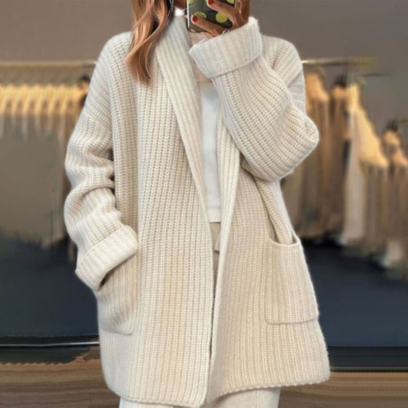 Irene™ | Strikket cardigan i uldblanding