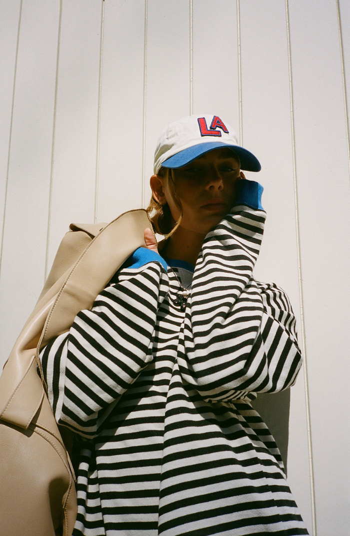 Mana | Stribet oversized sweater