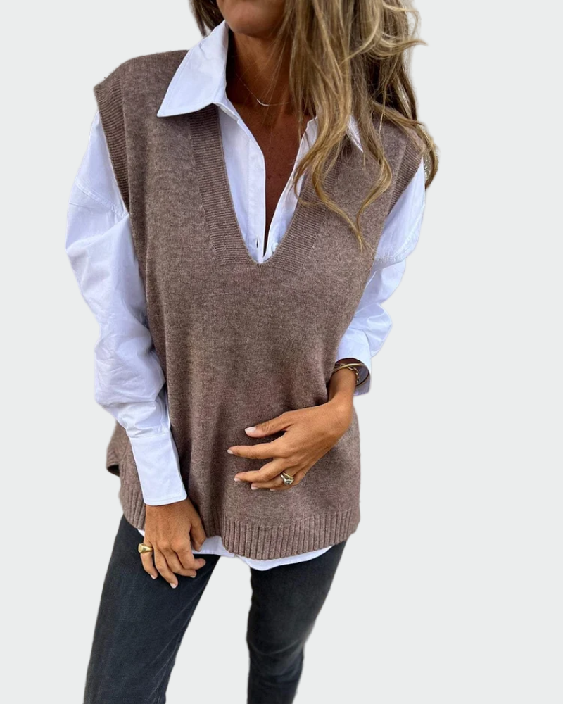 Strikket vest