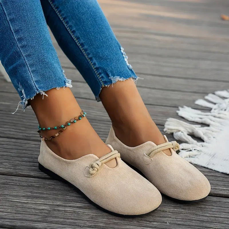 Raya | Enkle ballerinaer med raffinerede detaljer