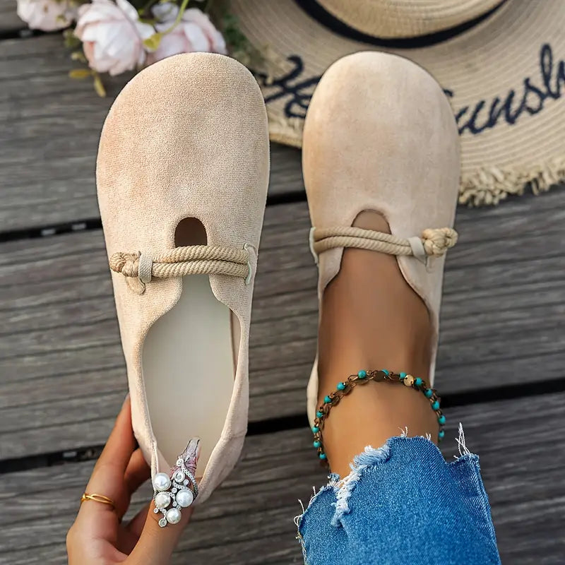 Raya | Enkle ballerinaer med raffinerede detaljer