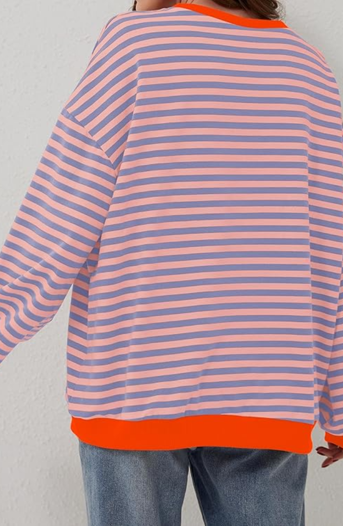 Mana | Stribet oversized sweater