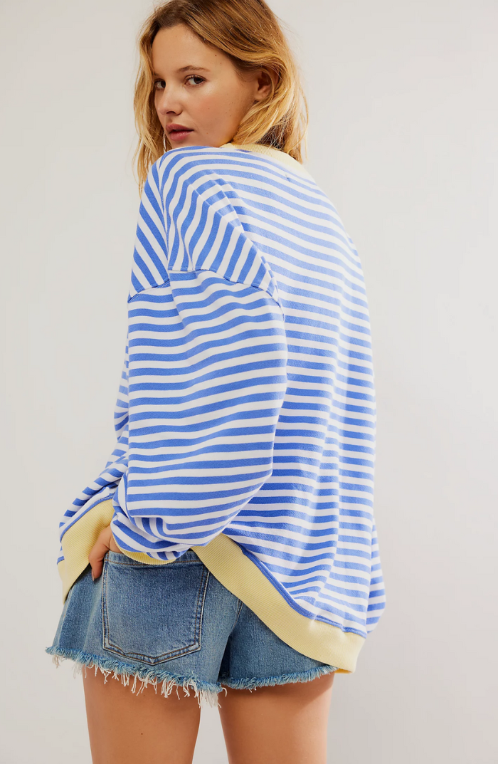 Mana | Stribet oversized sweater