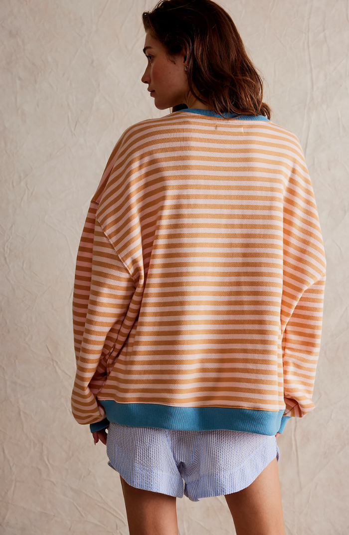 Mana | Stribet oversized sweater