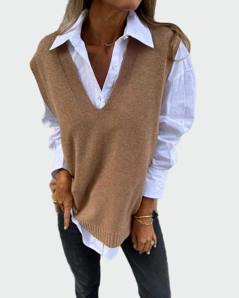 Strikket vest