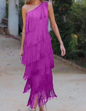 Anne | One-Shoulder Kjole