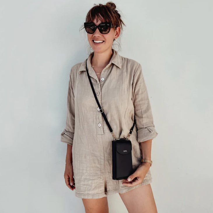 Crossbody Taske "Frie Arme" STL I Vegetabilsk Læder