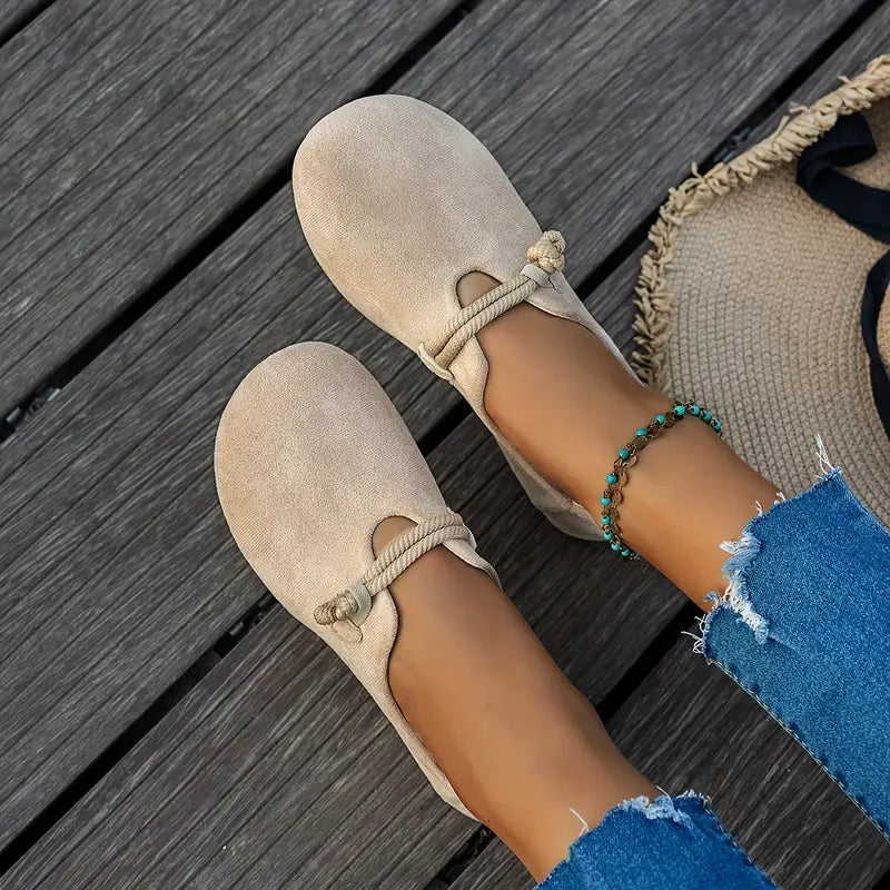 Raya | Enkle ballerinaer med raffinerede detaljer