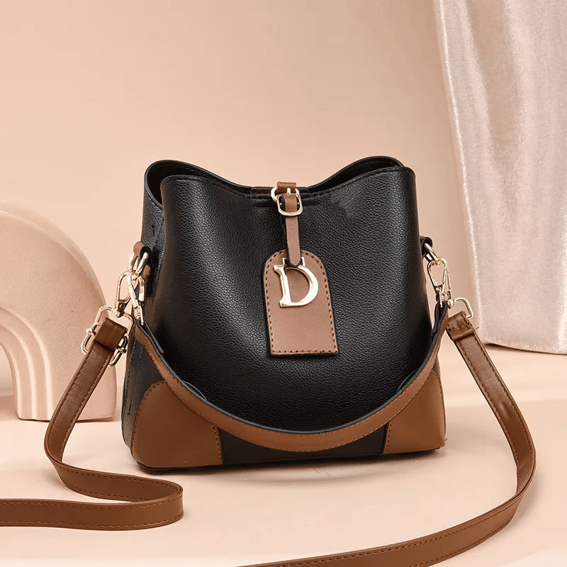 Elegant Læder Crossbody Taske