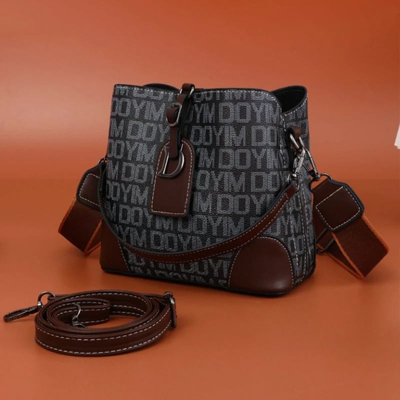 Elegant Læder Crossbody Taske