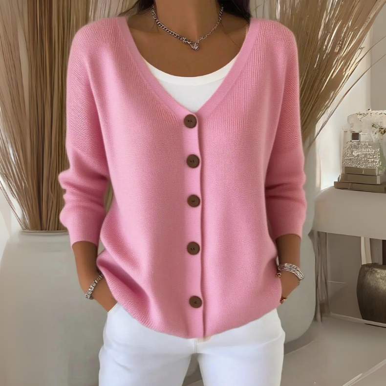 Maida | Blød cardigan i let strik