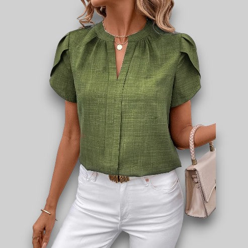 Maris Petal Sleeve Bluse