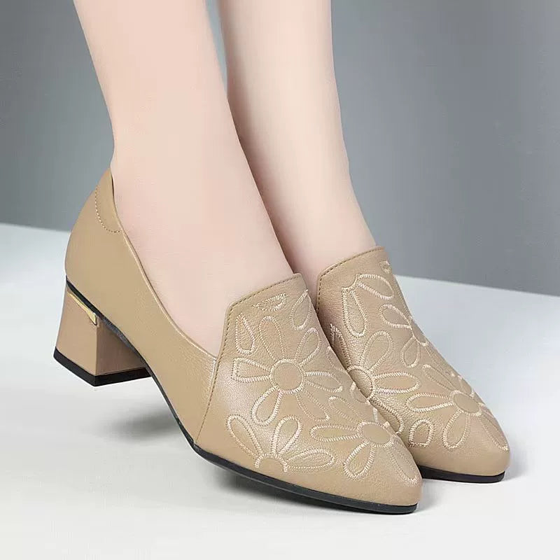 Velia | Elegante læderhæle