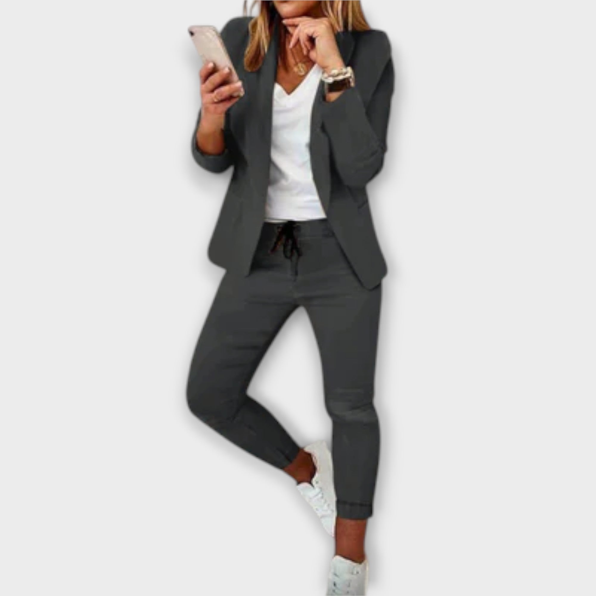 Sophia – Elegant og komfortabel blazer sæt