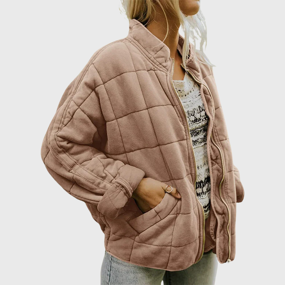 Josiane – Quiltet jakke i elegant oversized look