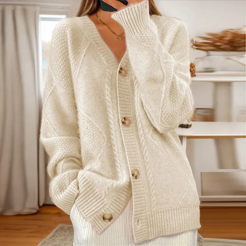 Fiore | Cardigan med unikt omsluttende design