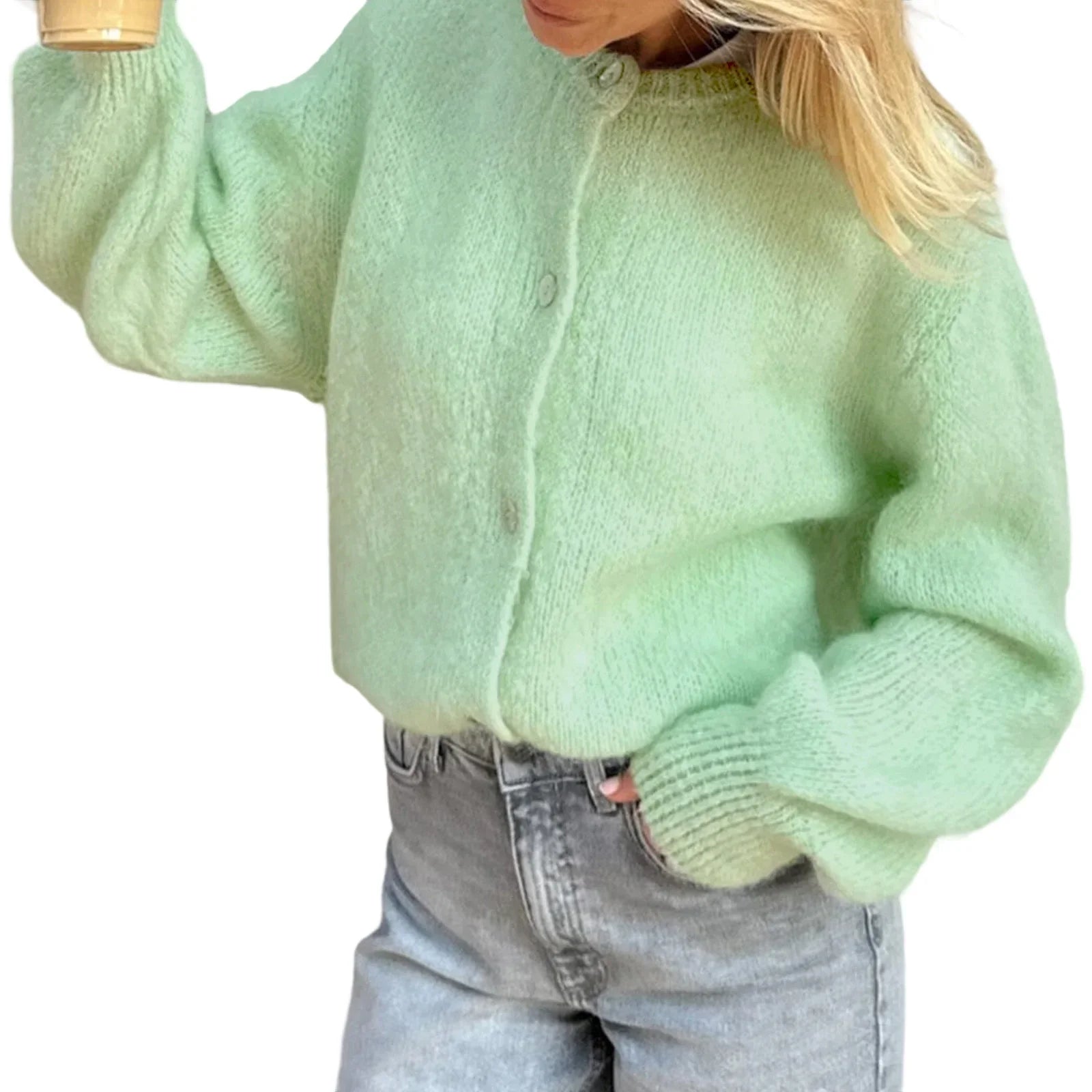 Alodia | Blød strikket cardigan