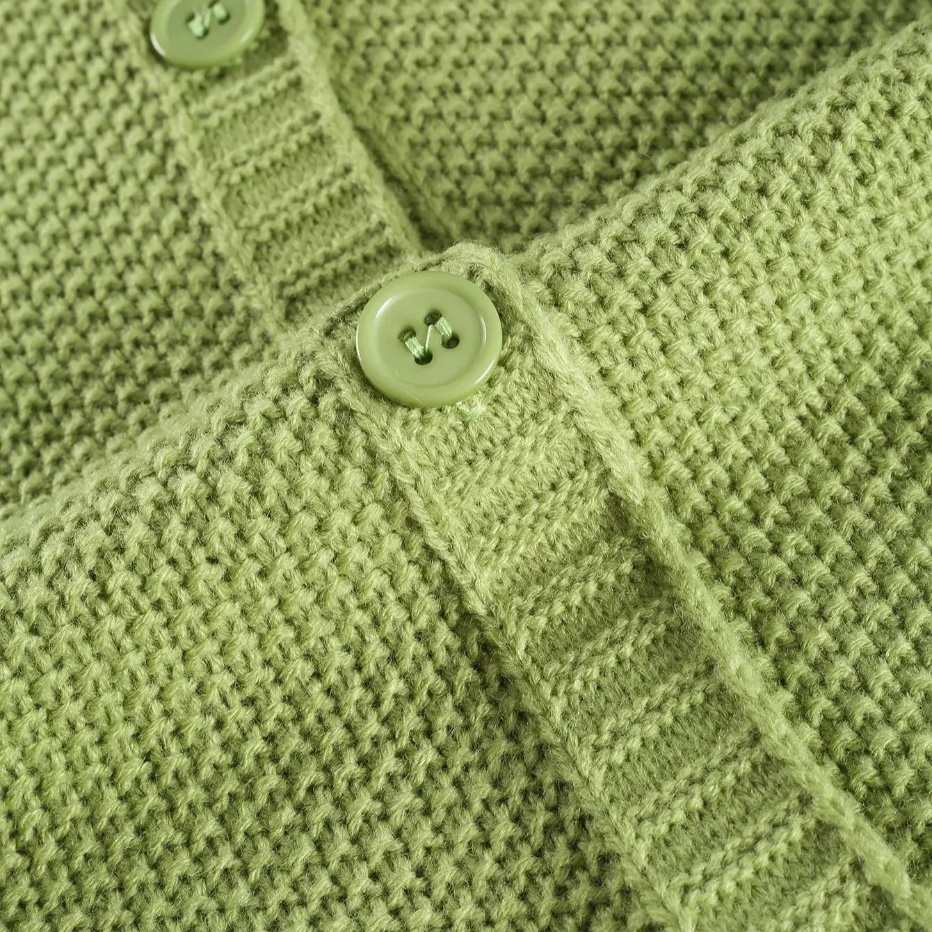 Idle | Blød cardigan i let håndstrikket materiale
