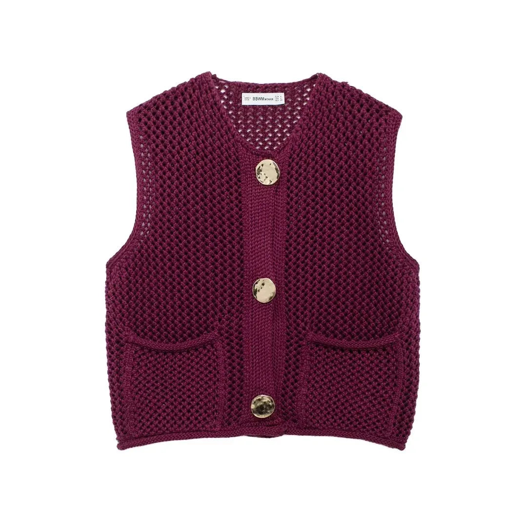Vess Strikket Vest