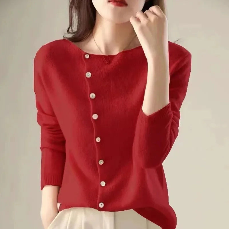 Mireille™ | Strikket cardigan med elegante knapper