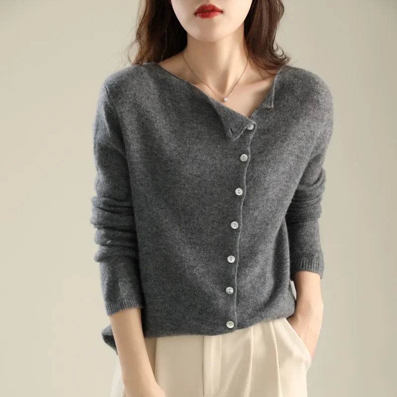 Mireille™ | Strikket cardigan med elegante knapper