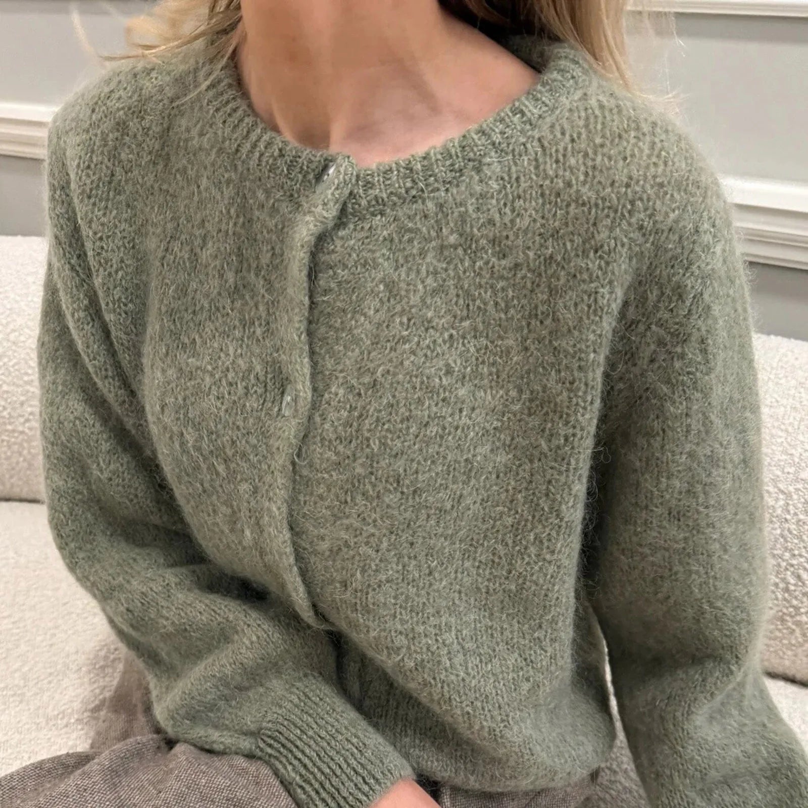 Alodia | Blød strikket cardigan
