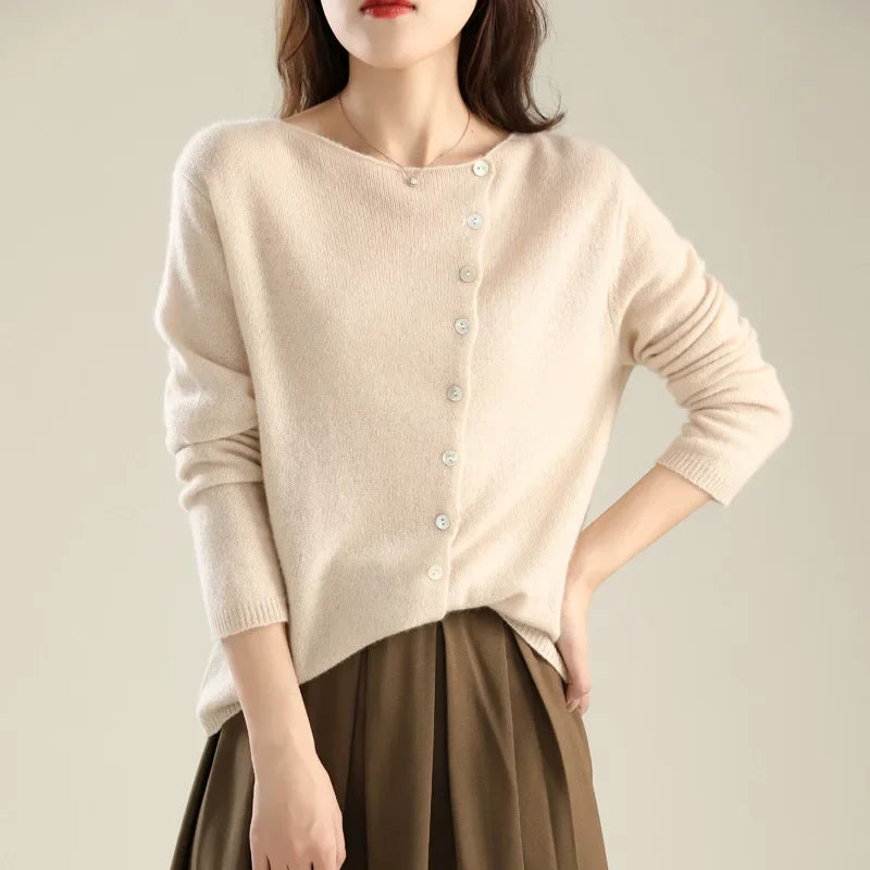 Mireille™ | Strikket cardigan med elegante knapper