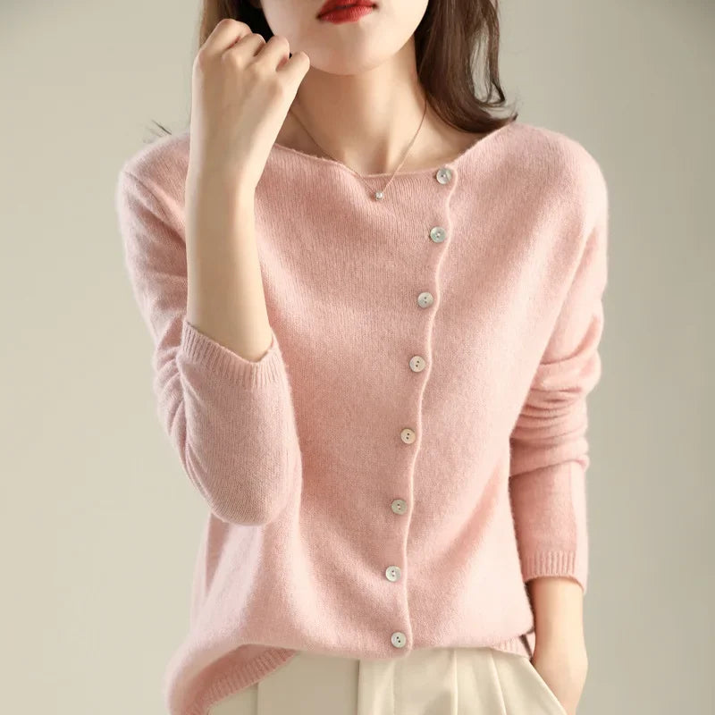 Mireille™ | Strikket cardigan med elegante knapper