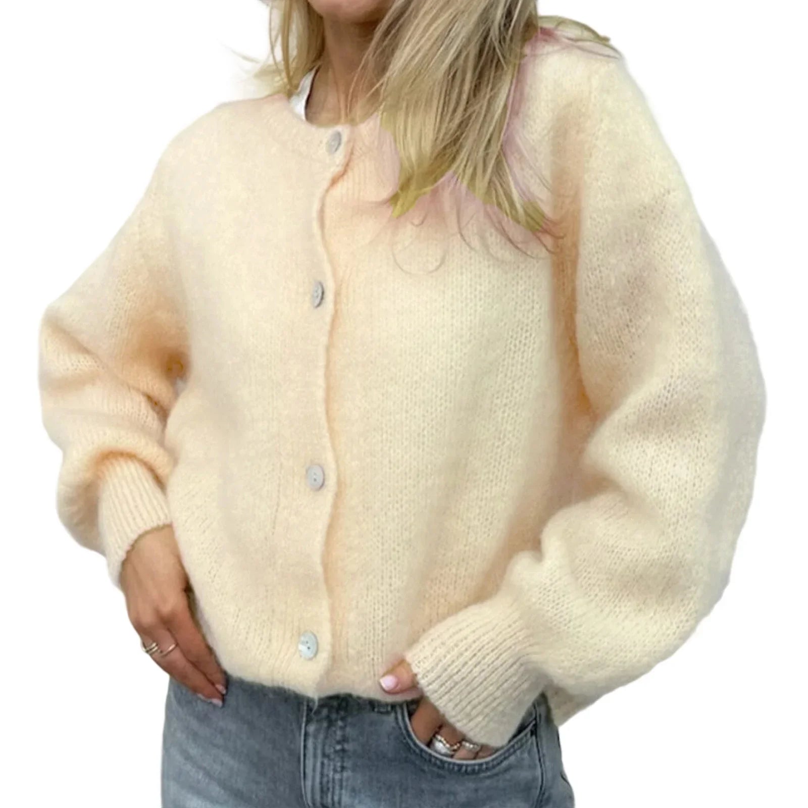 Alodia | Blød strikket cardigan