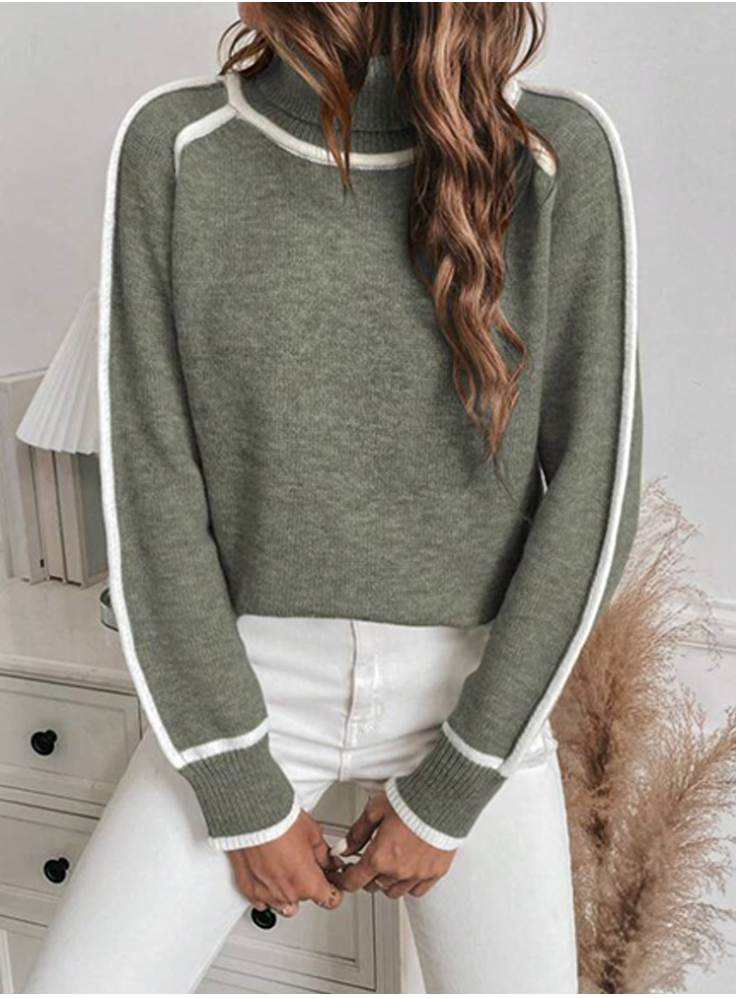 Elle | Varm rullekravesweater til kvinder