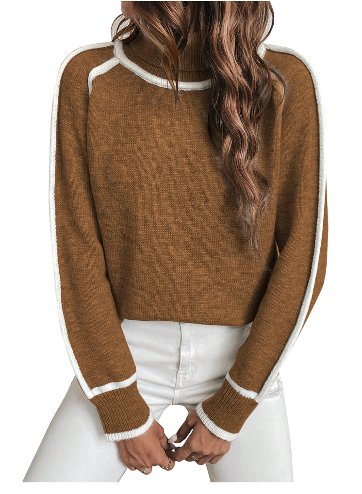 Elle | Varm rullekravesweater til kvinder