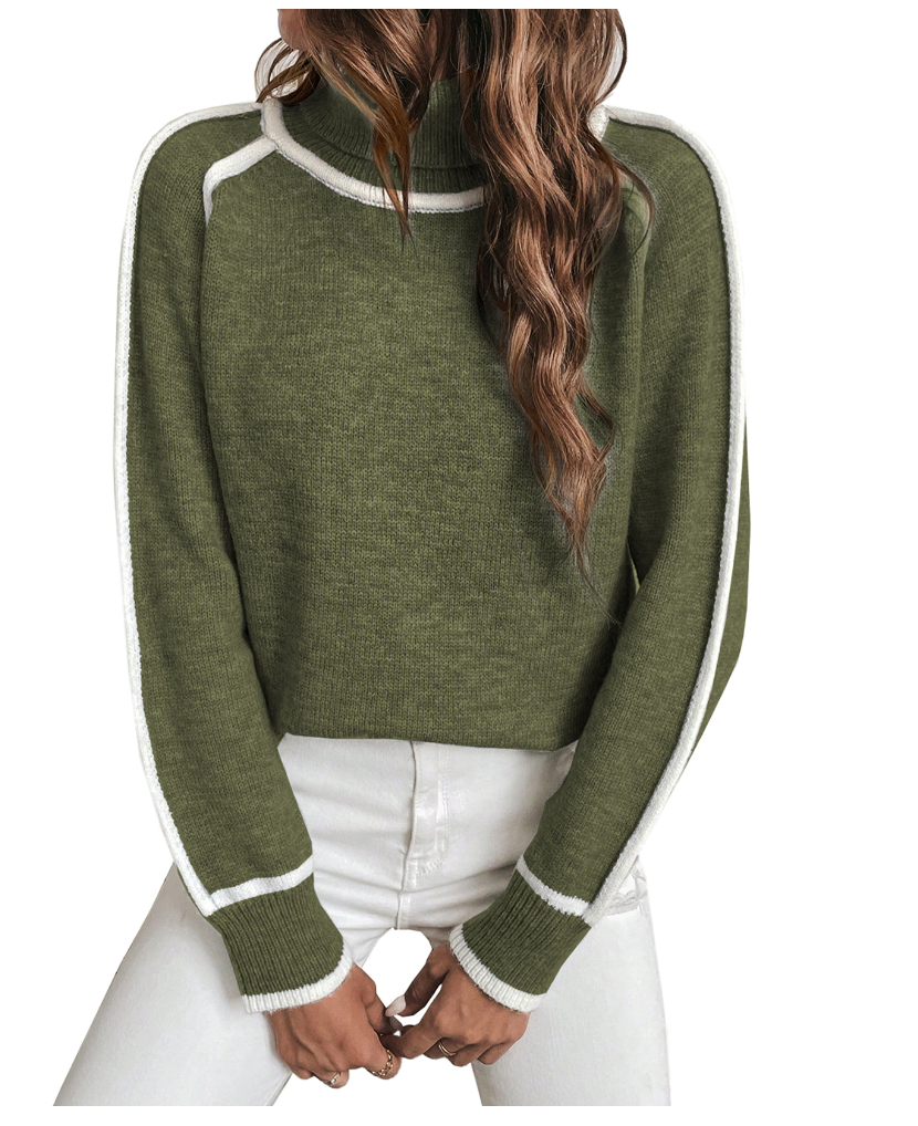 Elle | Varm rullekravesweater til kvinder