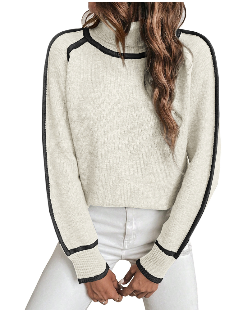 Elle | Varm rullekravesweater til kvinder