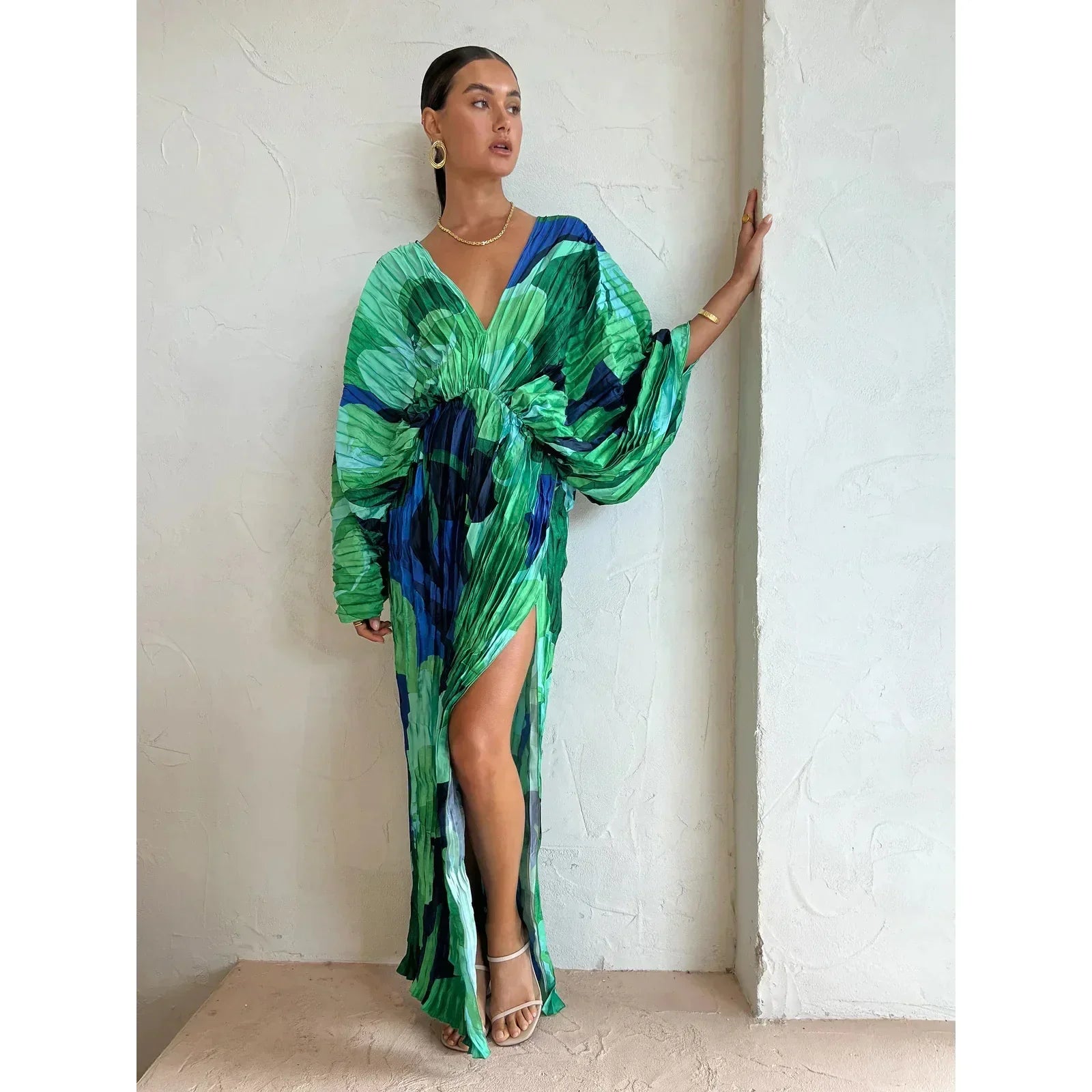 Samantha | Elegant V-hals Kjole