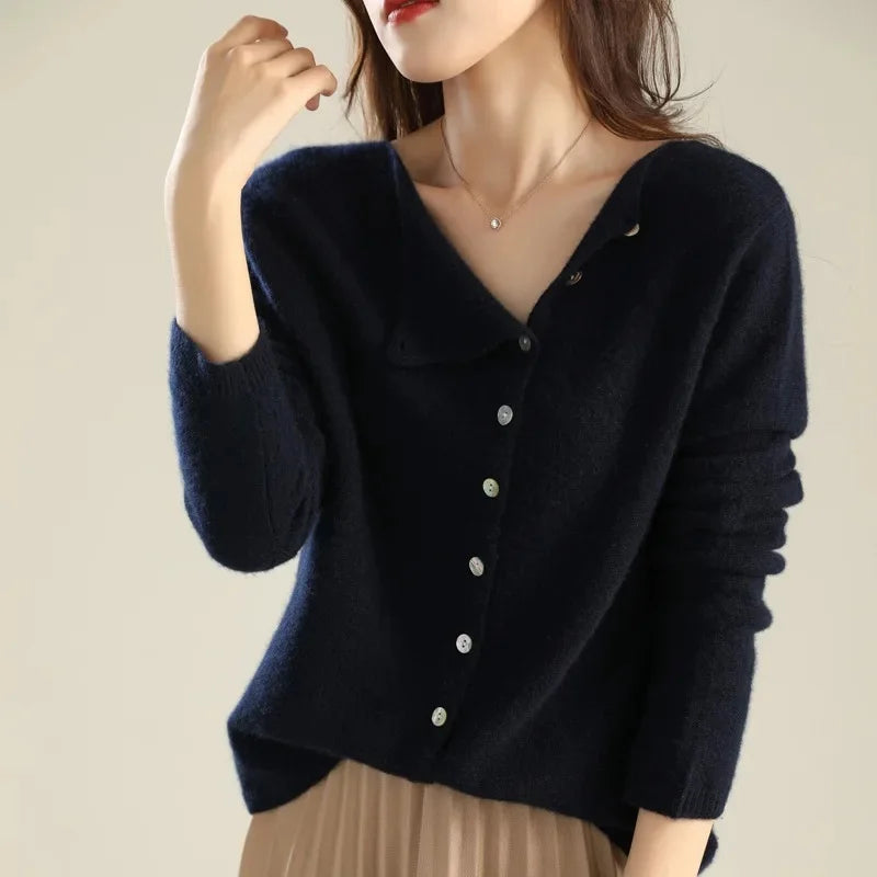Mireille™ | Strikket cardigan med elegante knapper